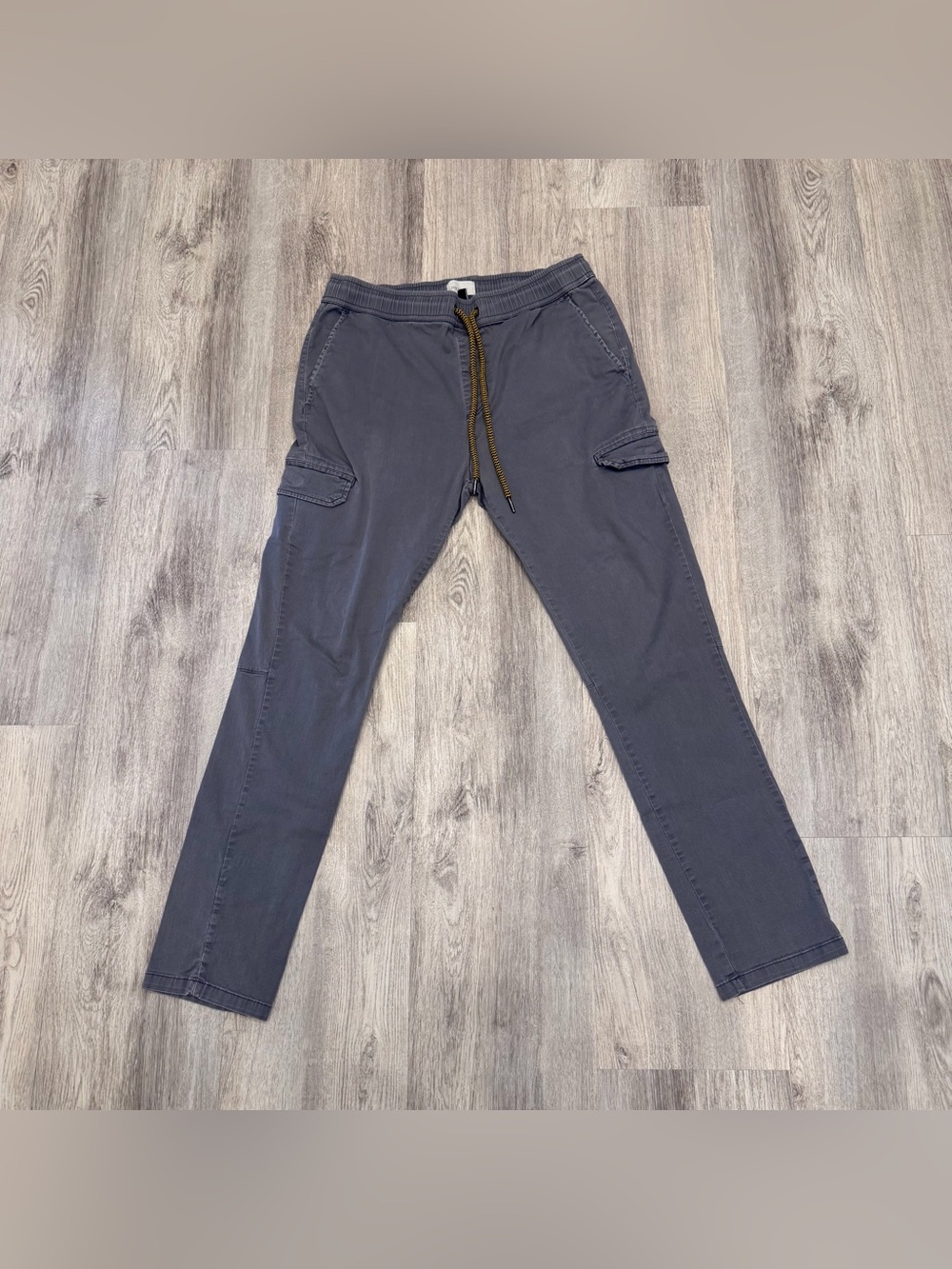 Civil Society Gray Cargo Pants Men’s Size‎ L 34 Drawstring Waist